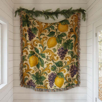 Lemon Woven Blanket