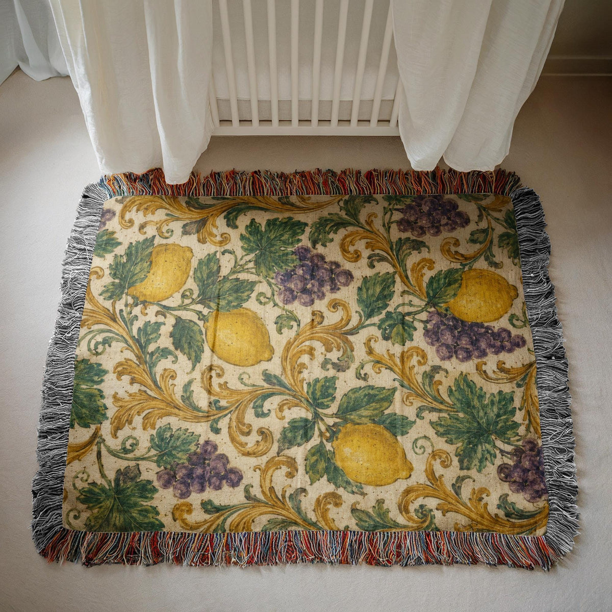 Lemon Woven Blanket