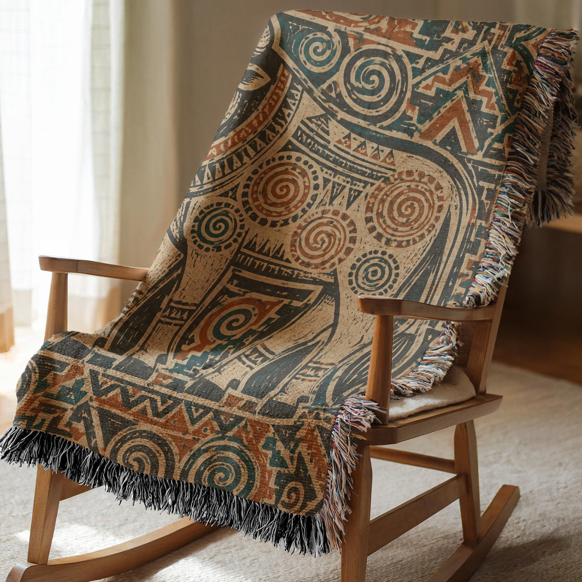 Bull Woven Blanket