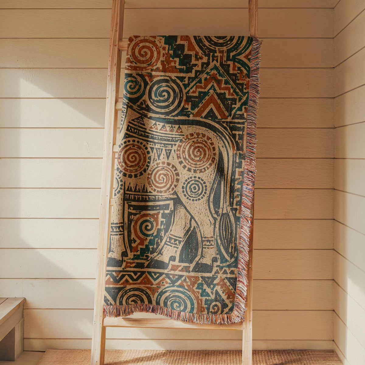 Bull Woven Blanket