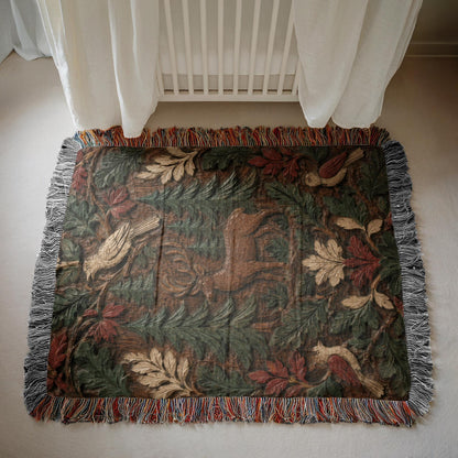 Deer Woven Blanket