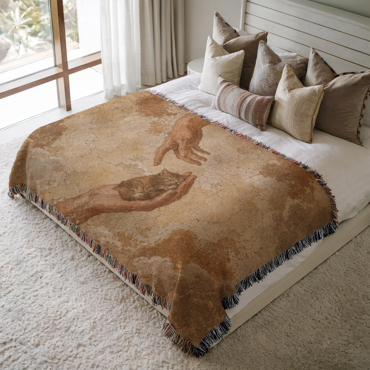Creation of Cat Woven Blanket