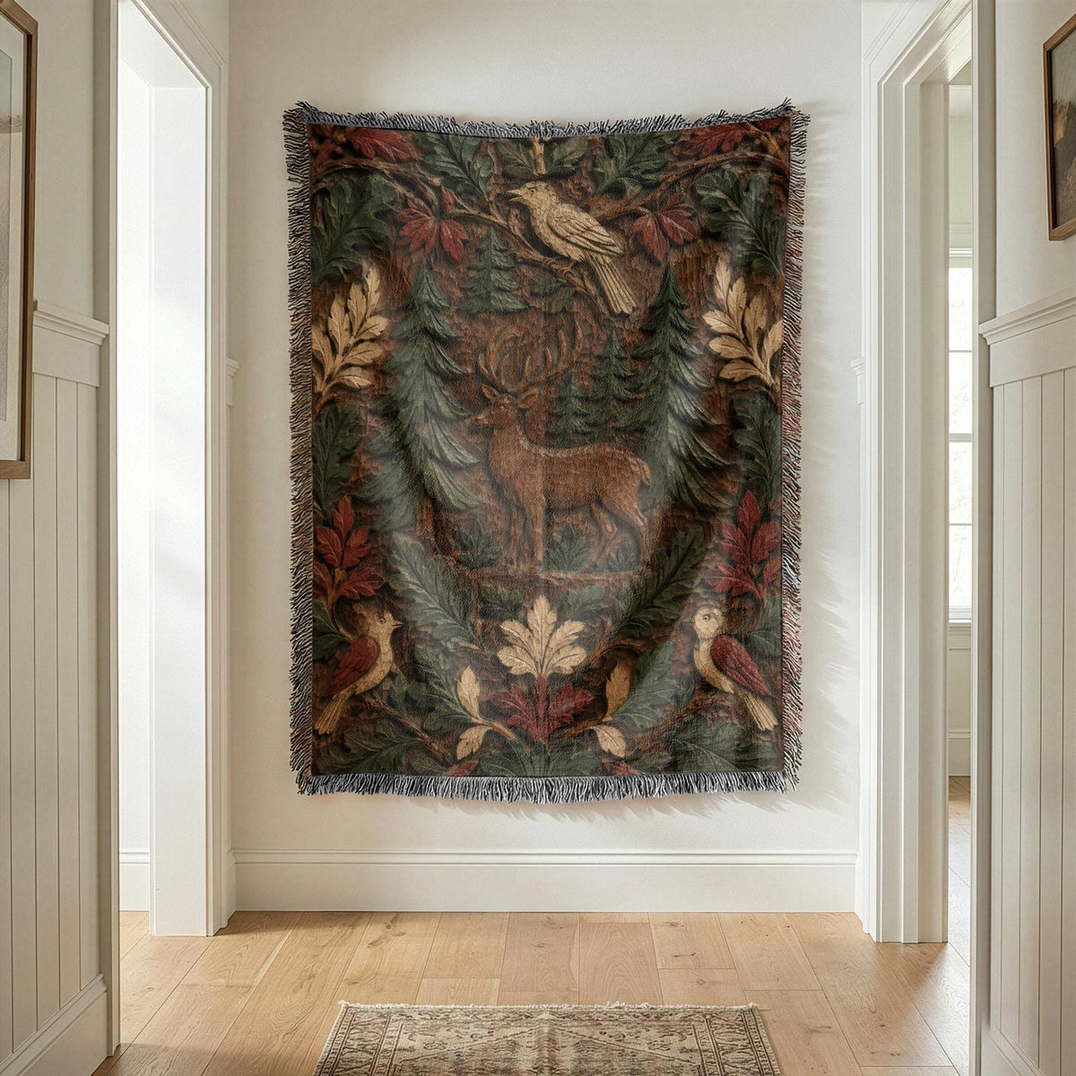 Deer Woven Blanket