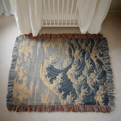 Great Wave Woven Blanket