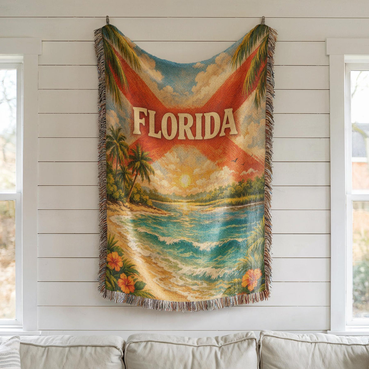 Florida Woven Blanket