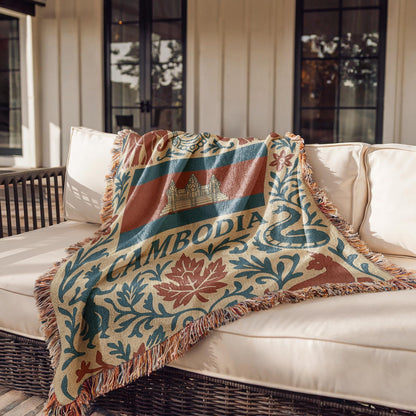Cambodia Woven Blanket