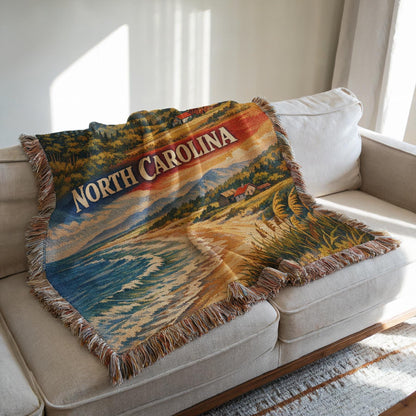North Carolina Woven Blanket