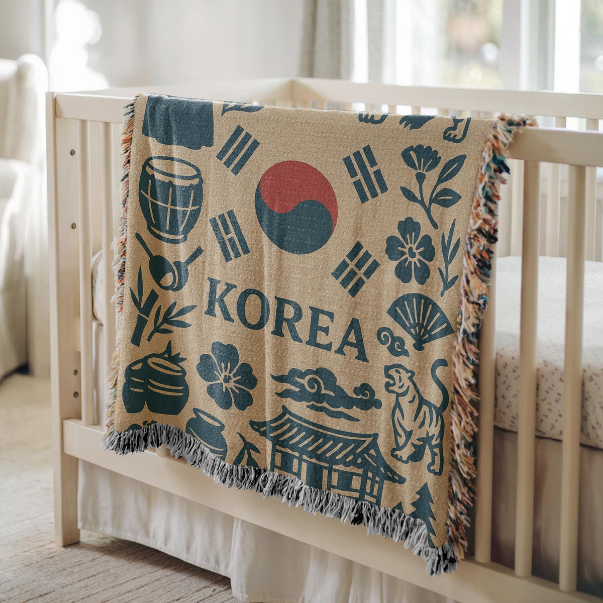 South Korea Woven Blanket