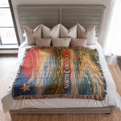 North Carolina Woven Blanket