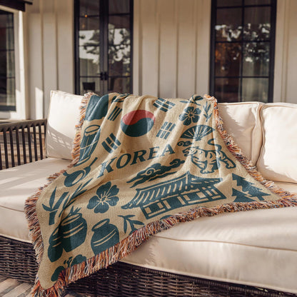 South Korea Woven Blanket