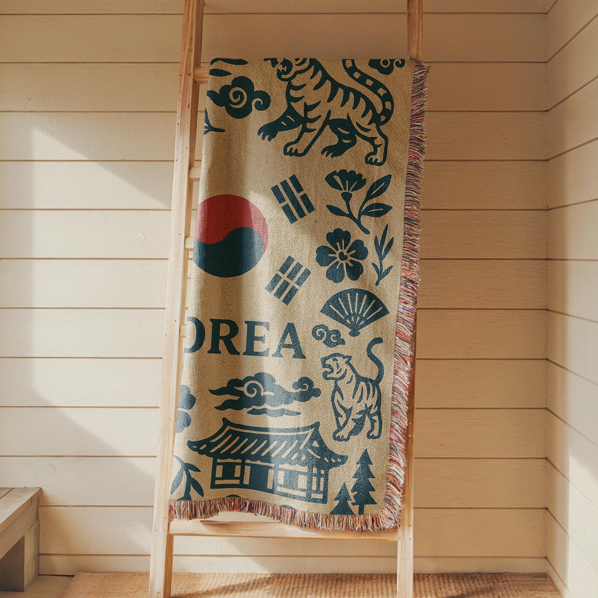 South Korea Woven Blanket