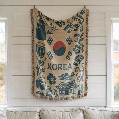 South Korea Woven Blanket
