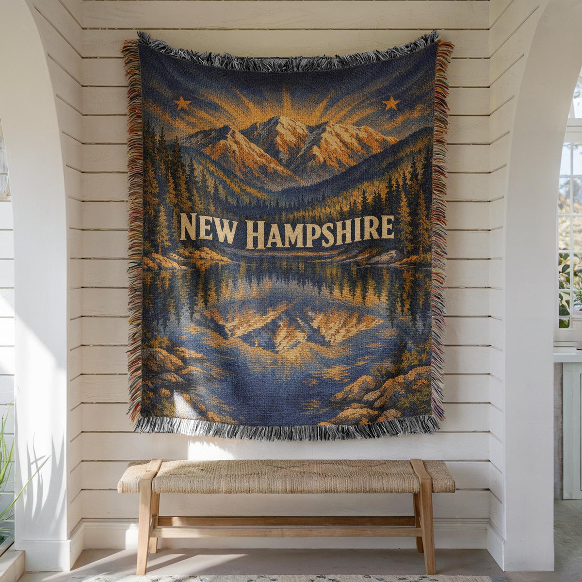 New Hampshire Woven Blanket