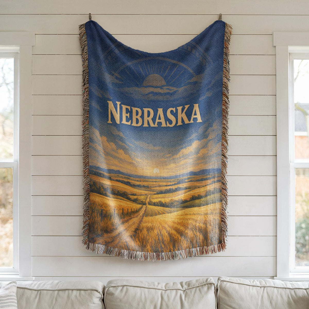 Nebraska Woven Blanket