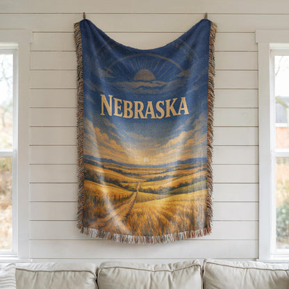 Nebraska Woven Blanket