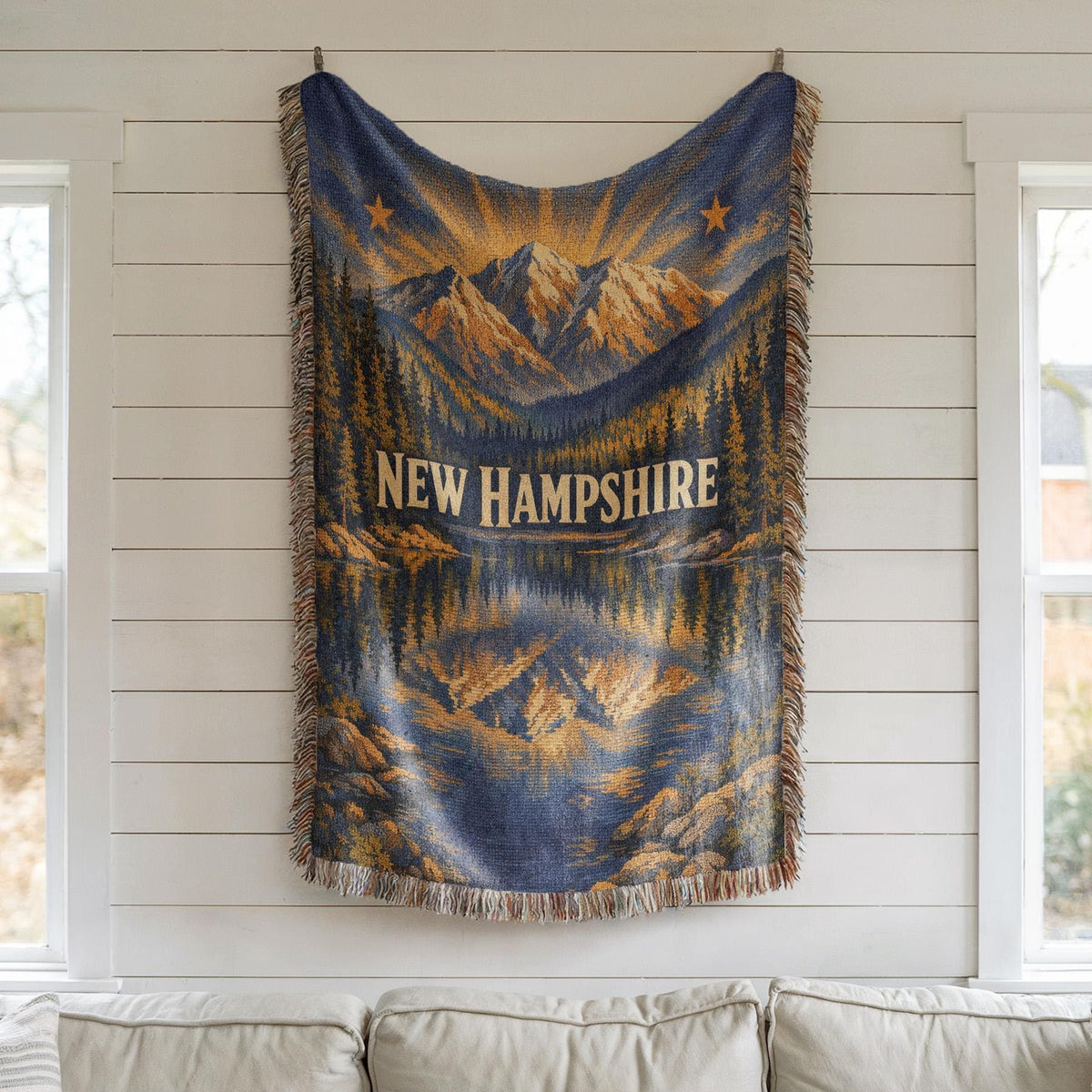 New Hampshire Woven Blanket