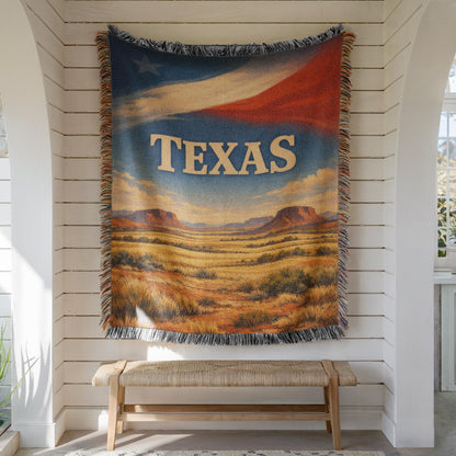 Texas Woven Blanket