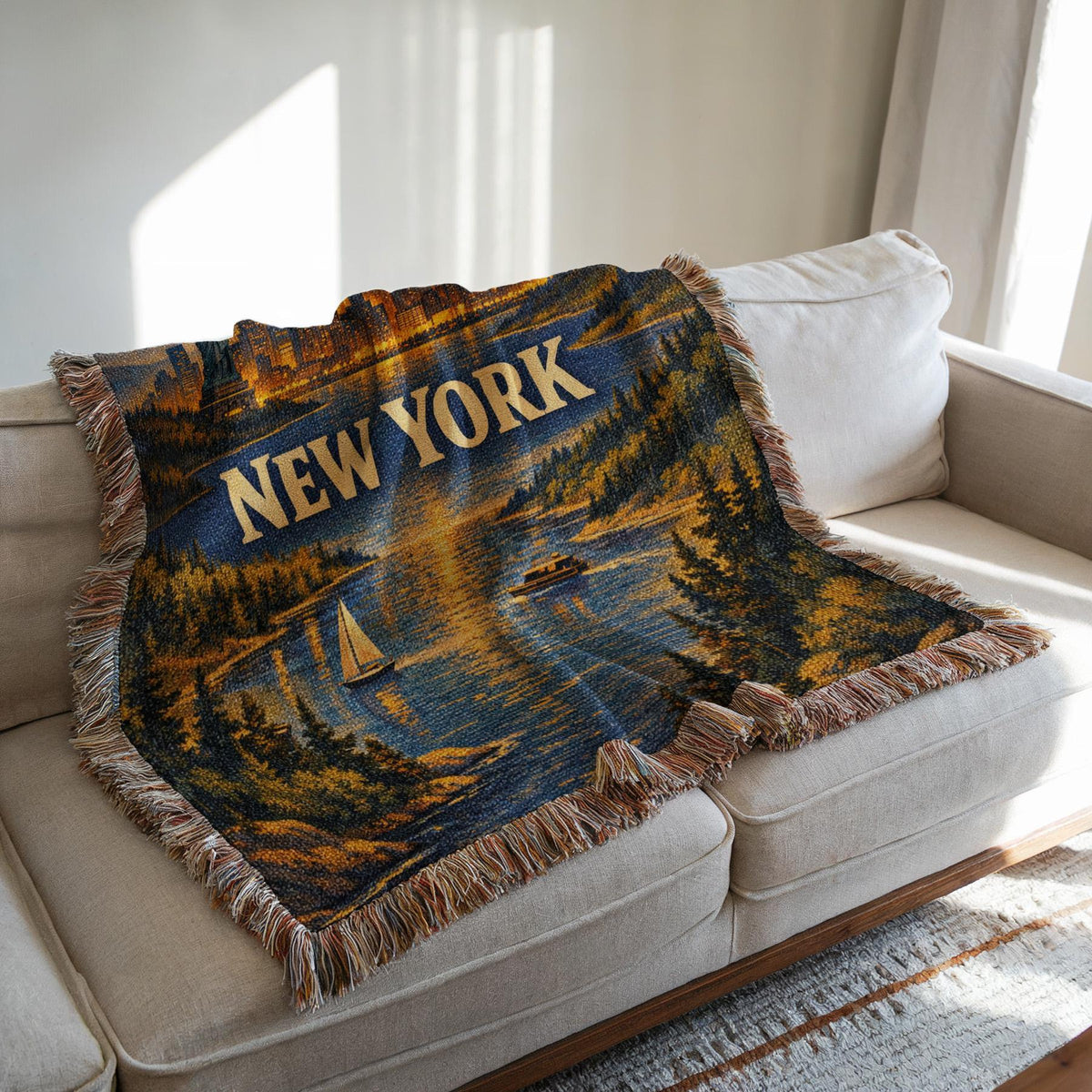 New York Woven Blanket