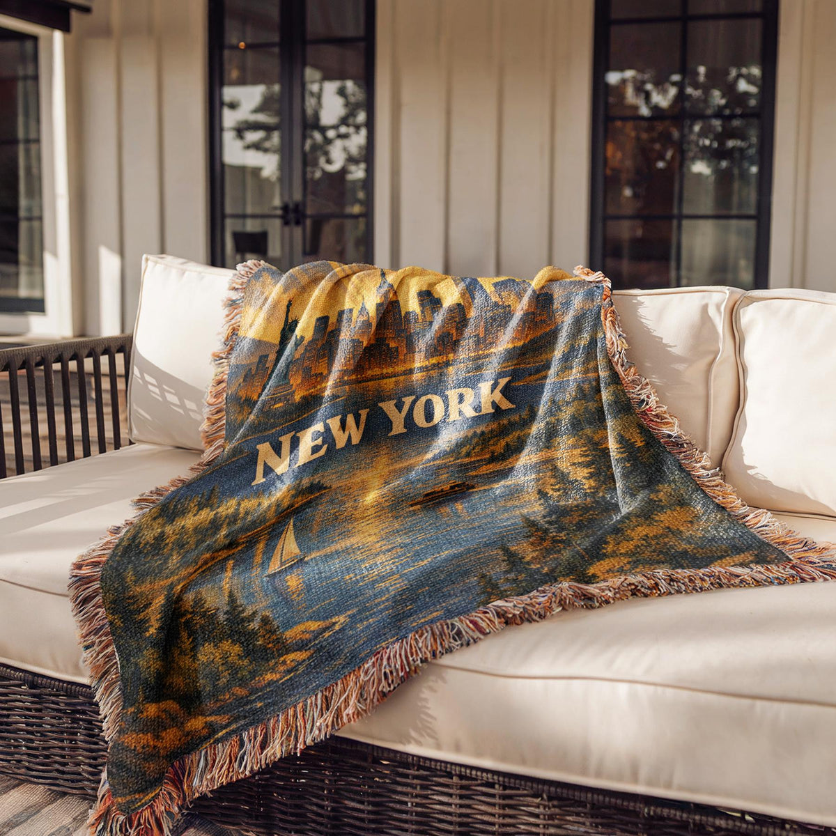 New York Woven Blanket
