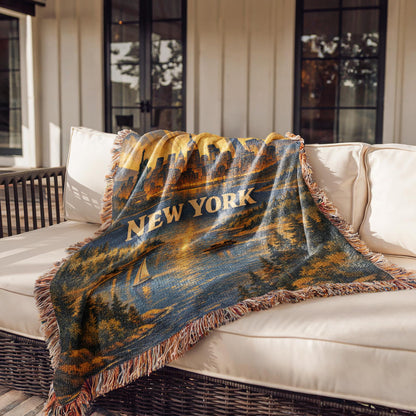 New York Woven Blanket