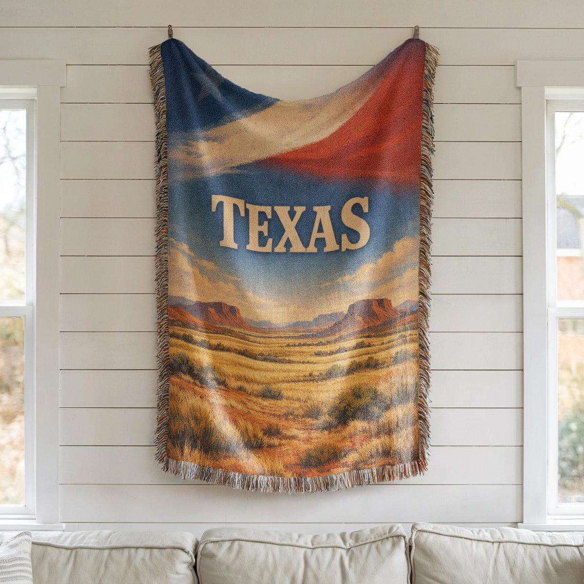Texas Woven Blanket