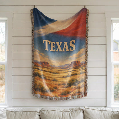 Texas Woven Blanket