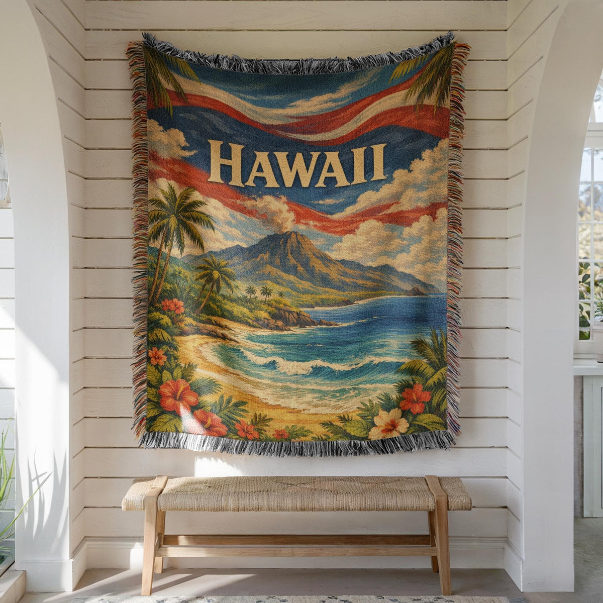 Hawaii Woven Blanket