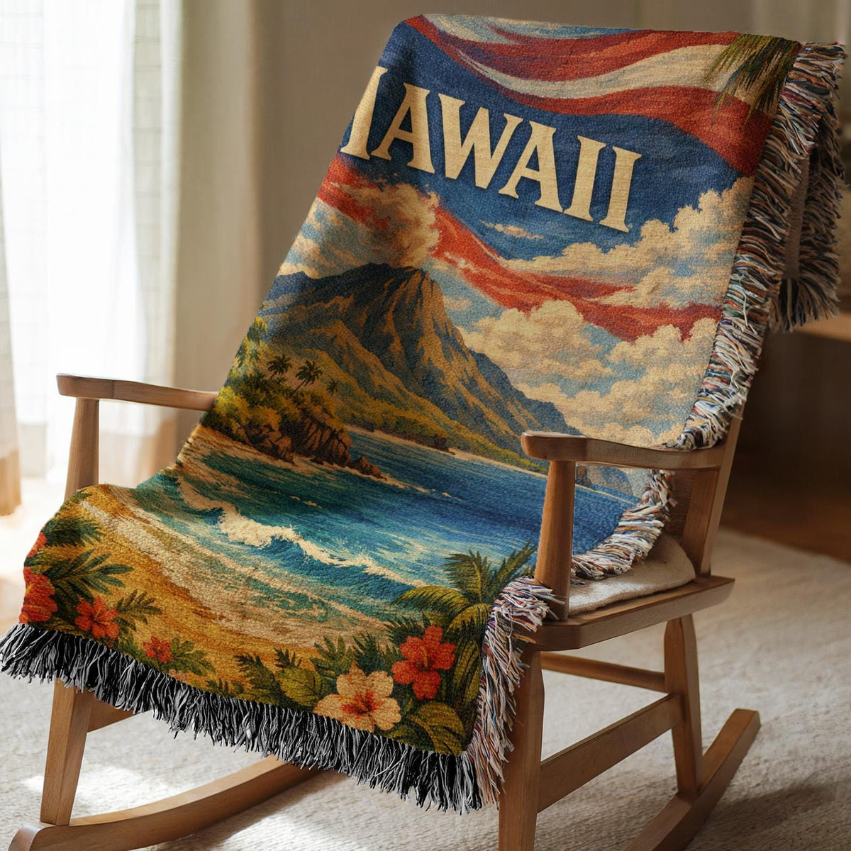 Hawaii Woven Blanket