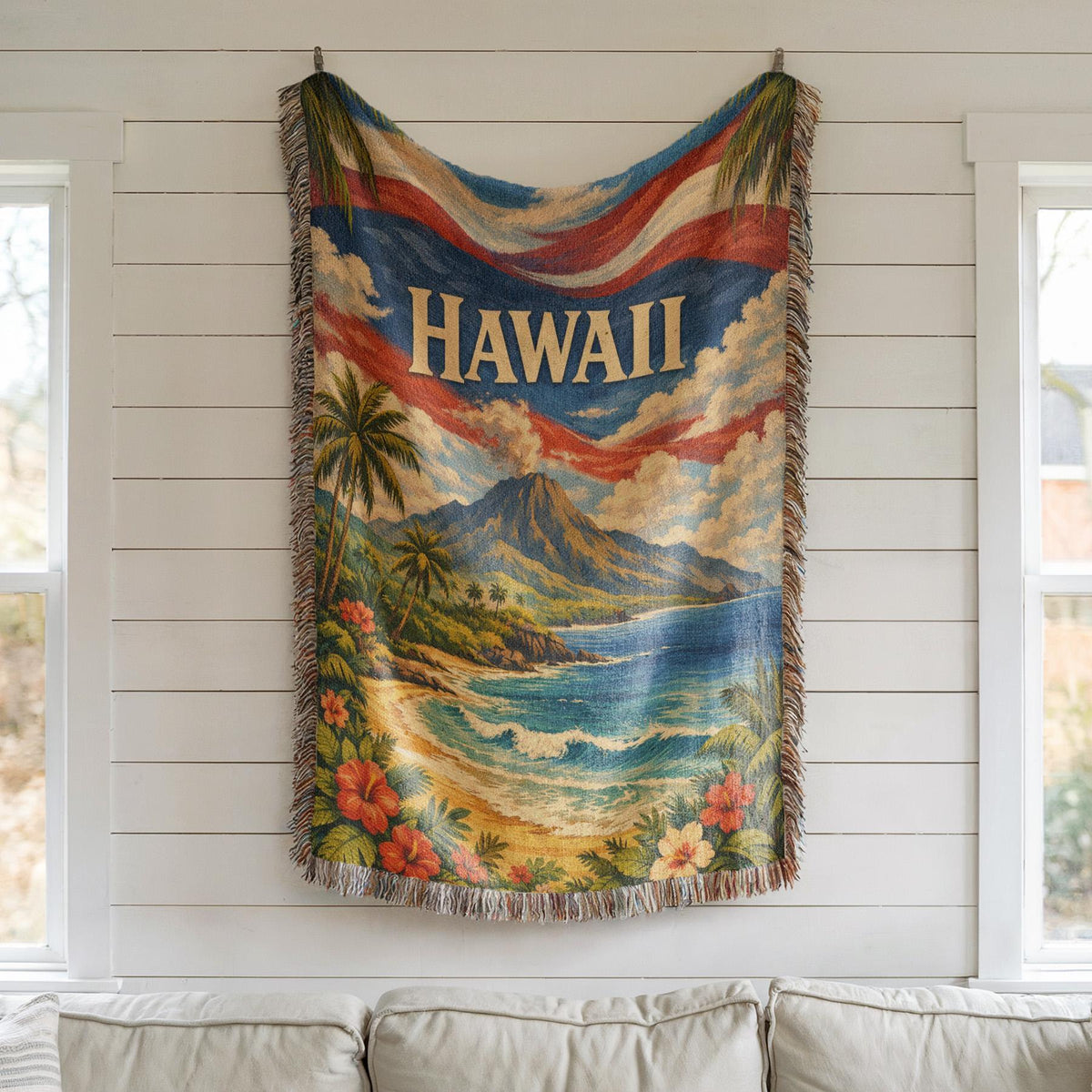 Hawaii Woven Blanket