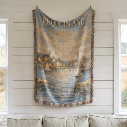 Rhode Island Woven Blanket