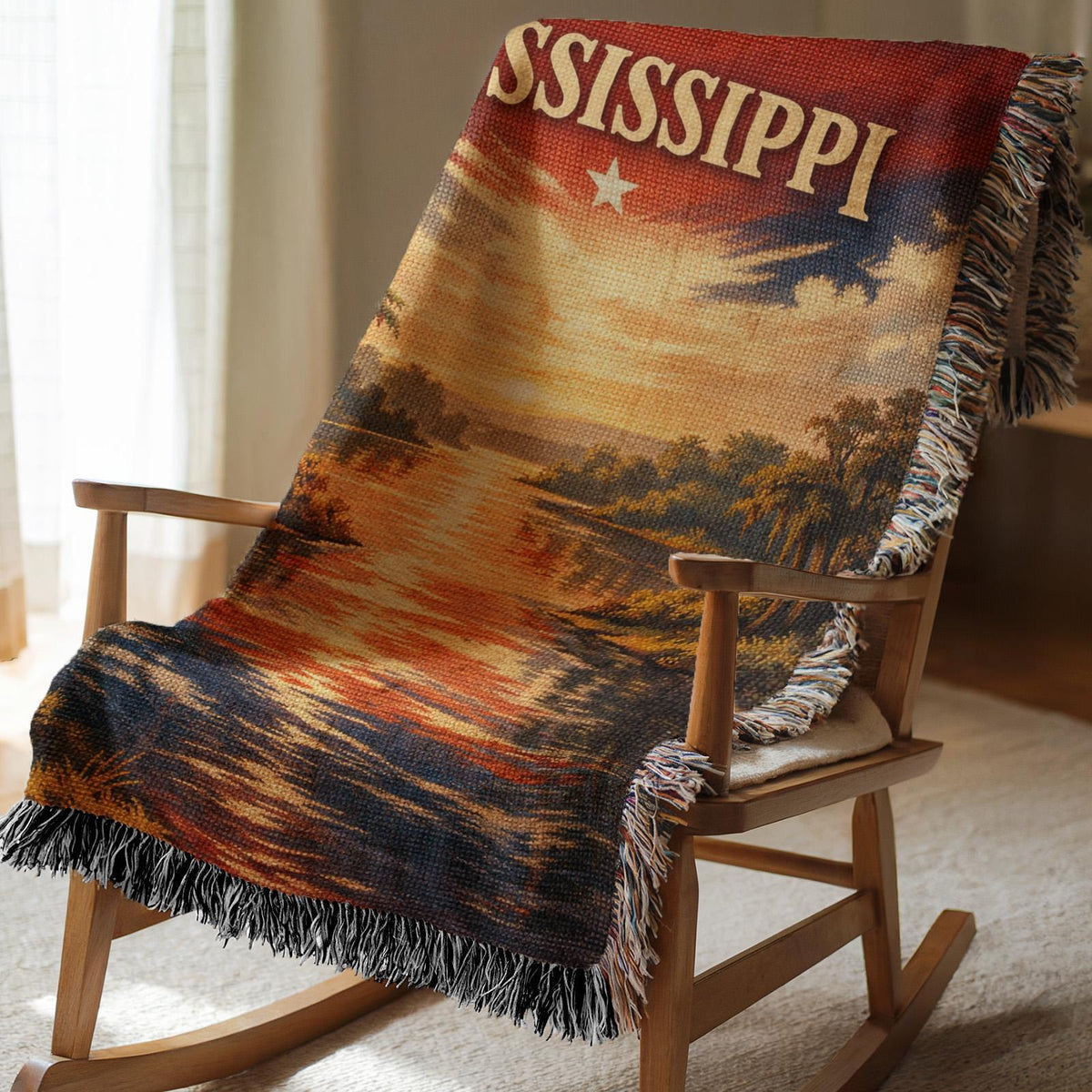Mississippi Woven Blanket