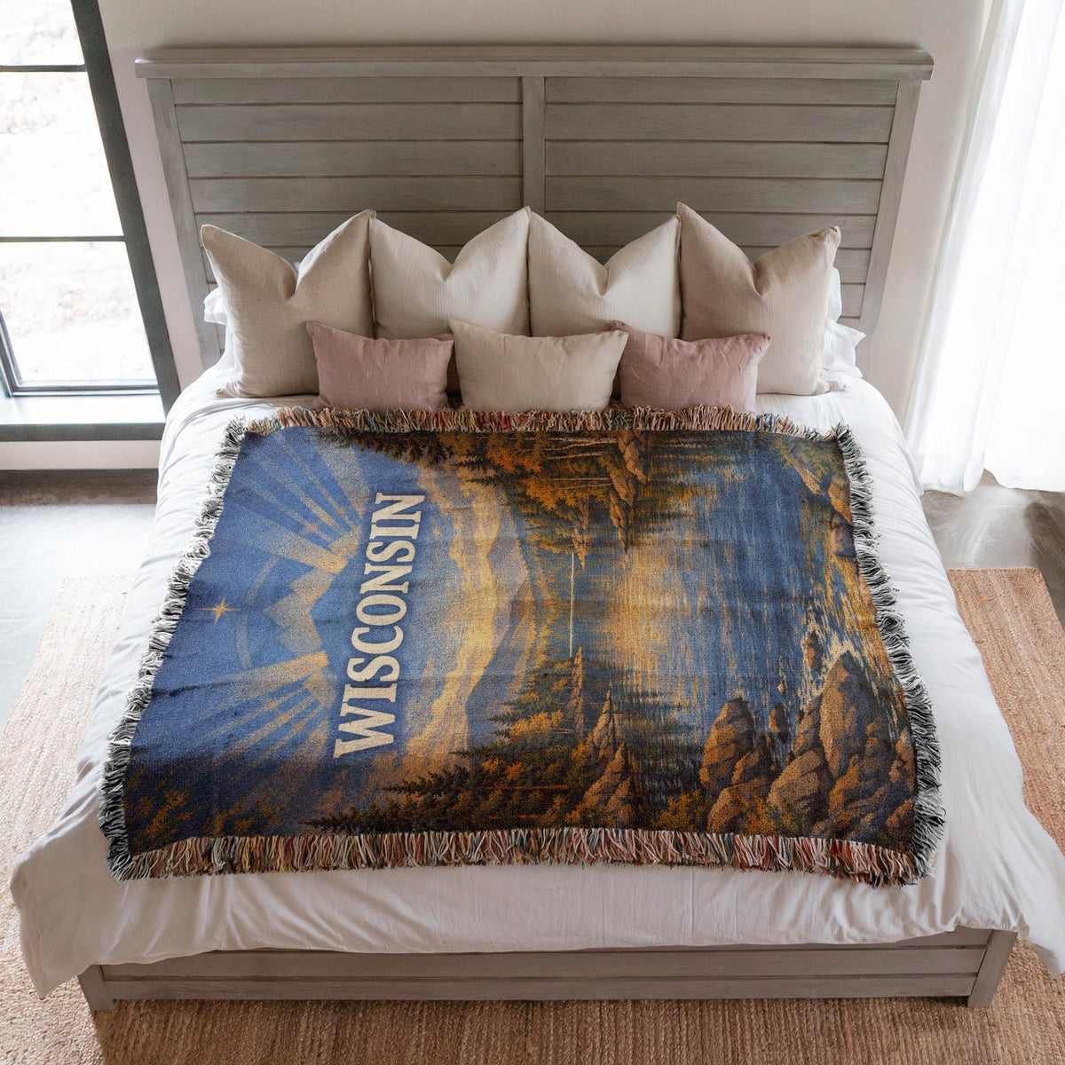 Wisconsin Woven Blanket