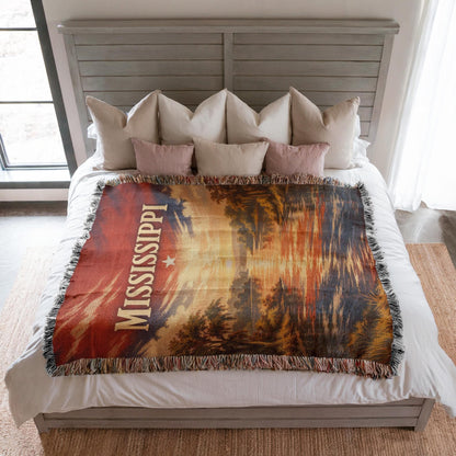 Mississippi Woven Blanket