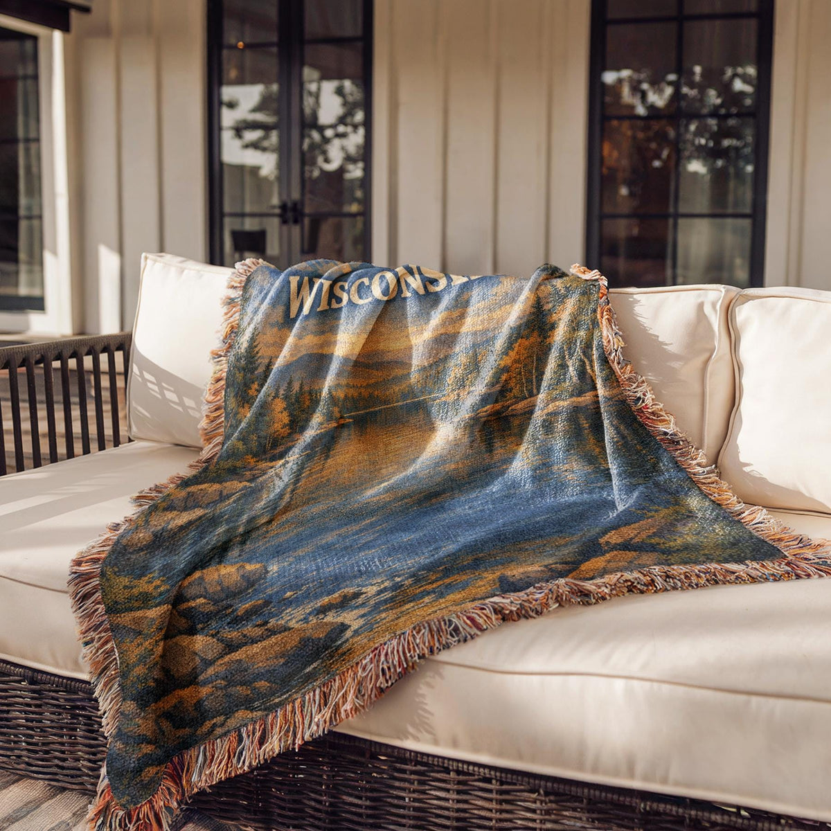 Wisconsin Woven Blanket