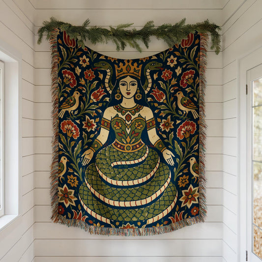 Shahmaran Woven Blanket