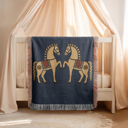 Horse Woven Blanket