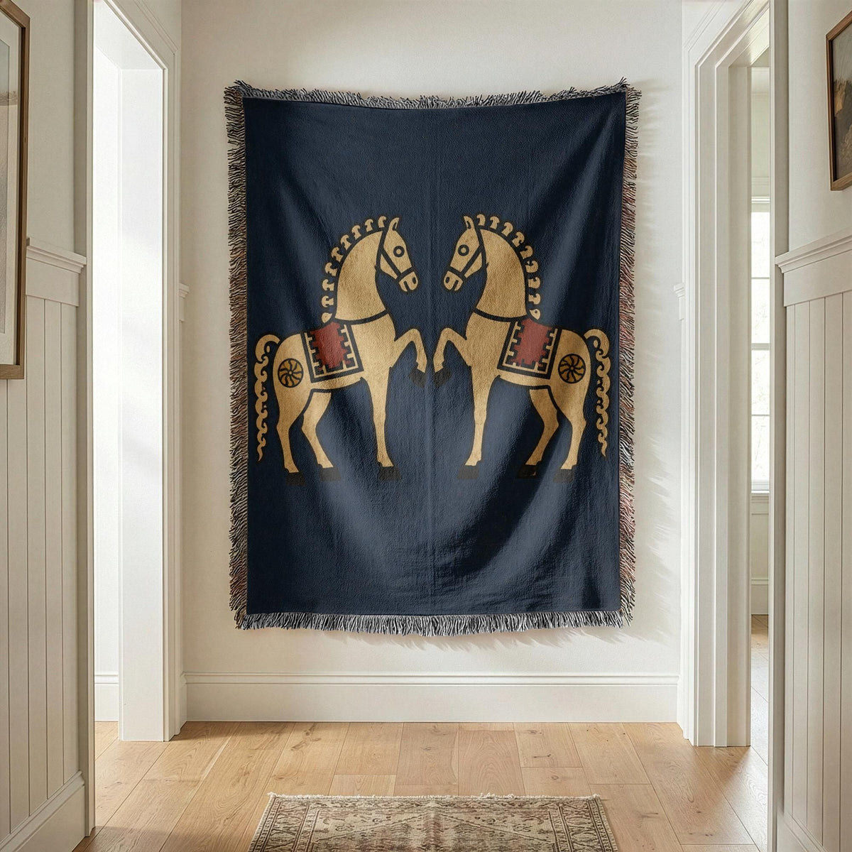 Horse Woven Blanket