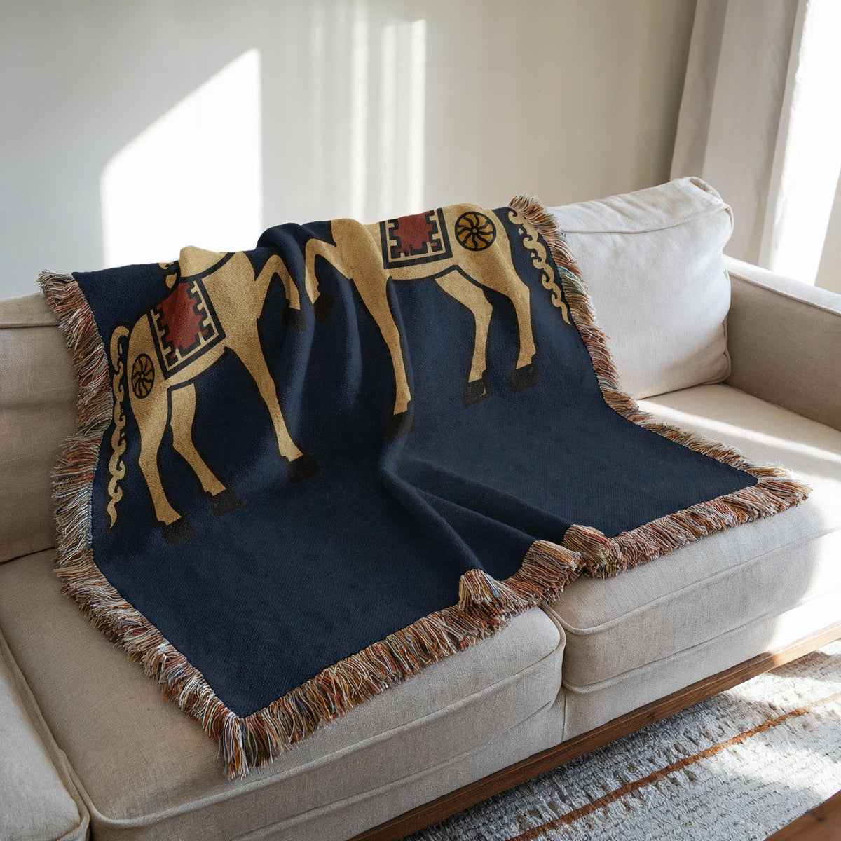 Horse Woven Blanket