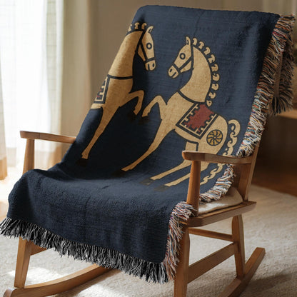 Horse Woven Blanket