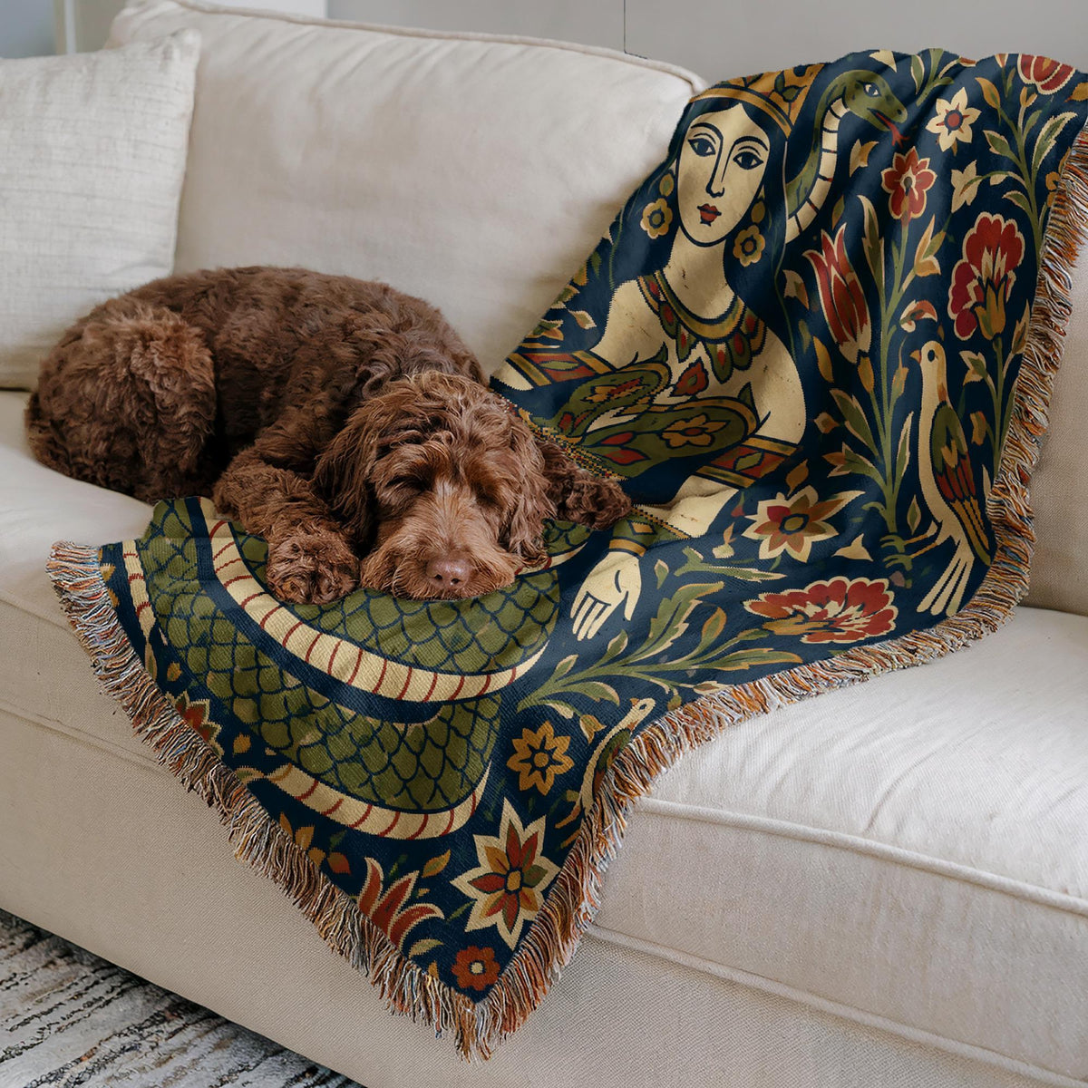 Shahmaran Woven Blanket