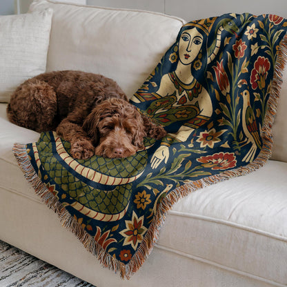 Shahmaran Woven Blanket