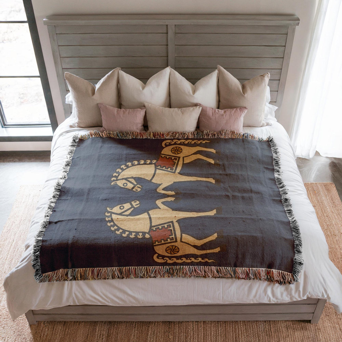 Horse Woven Blanket