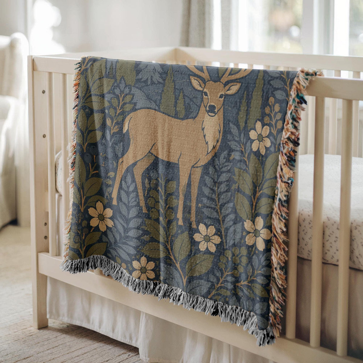 Deer Woven Blanket