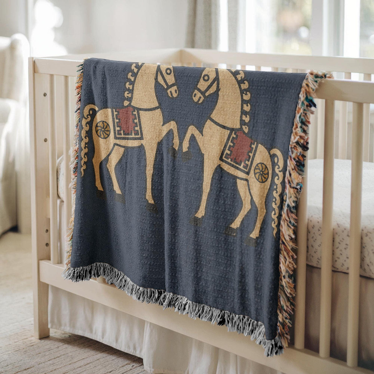 Horse Woven Blanket