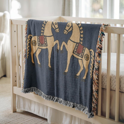 Horse Woven Blanket