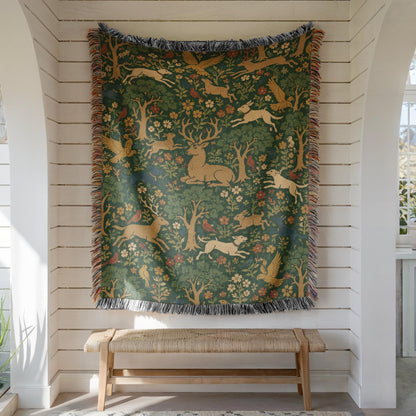 Forest Woven Blanket