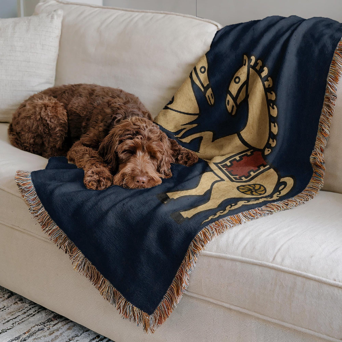 Horse Woven Blanket