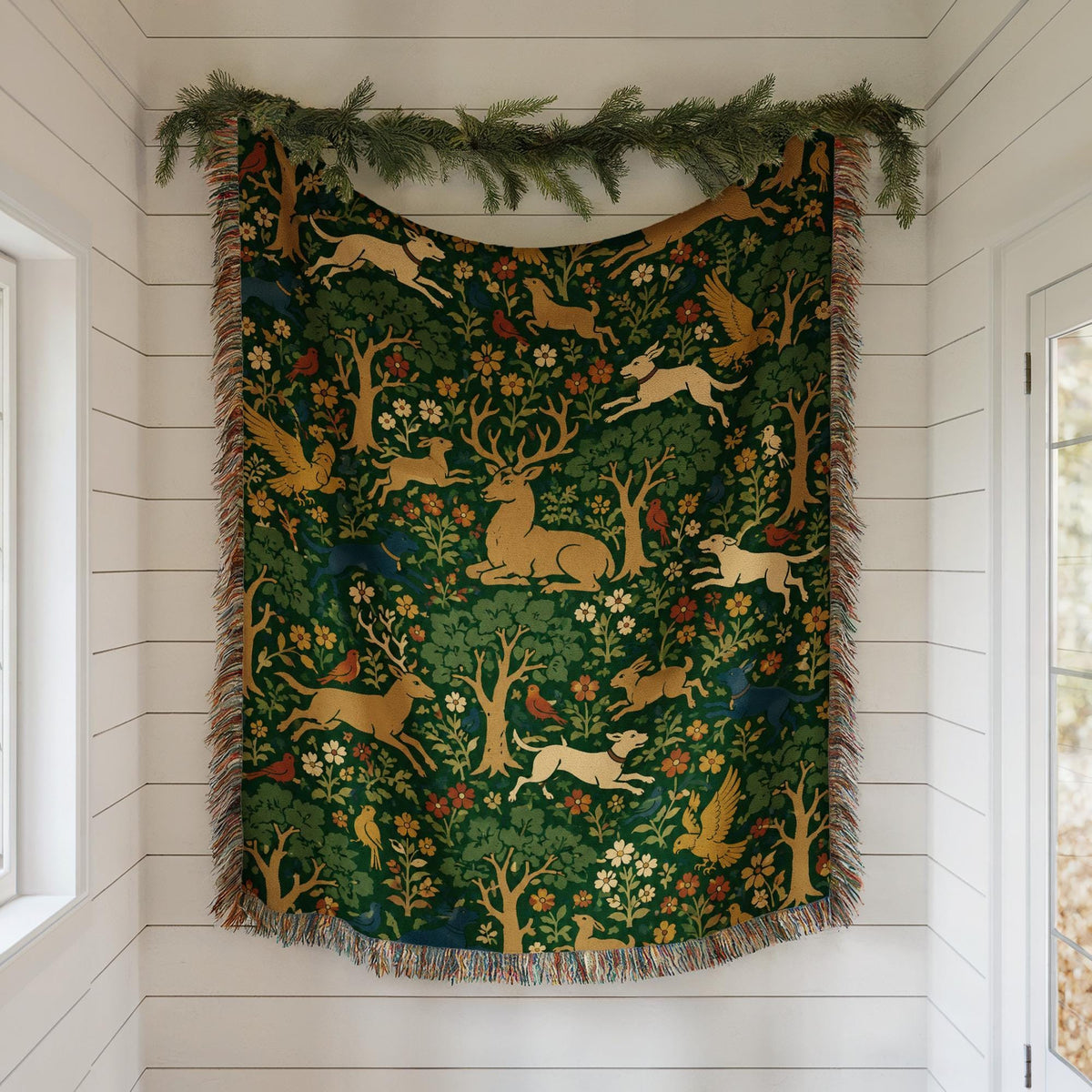 Forest Woven Blanket