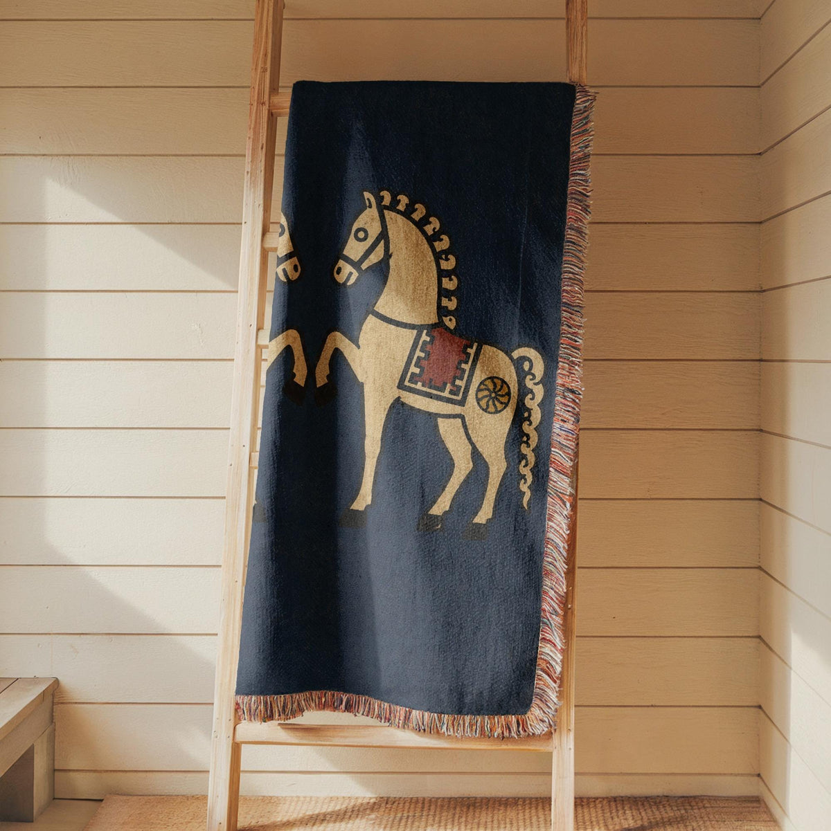 Horse Woven Blanket