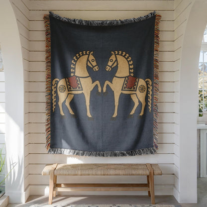 Horse Woven Blanket